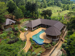 Turaco Ngorongoro Valey, a Tribute Porfolio Hotel - Aerial view of the pool and recreation area.jpg